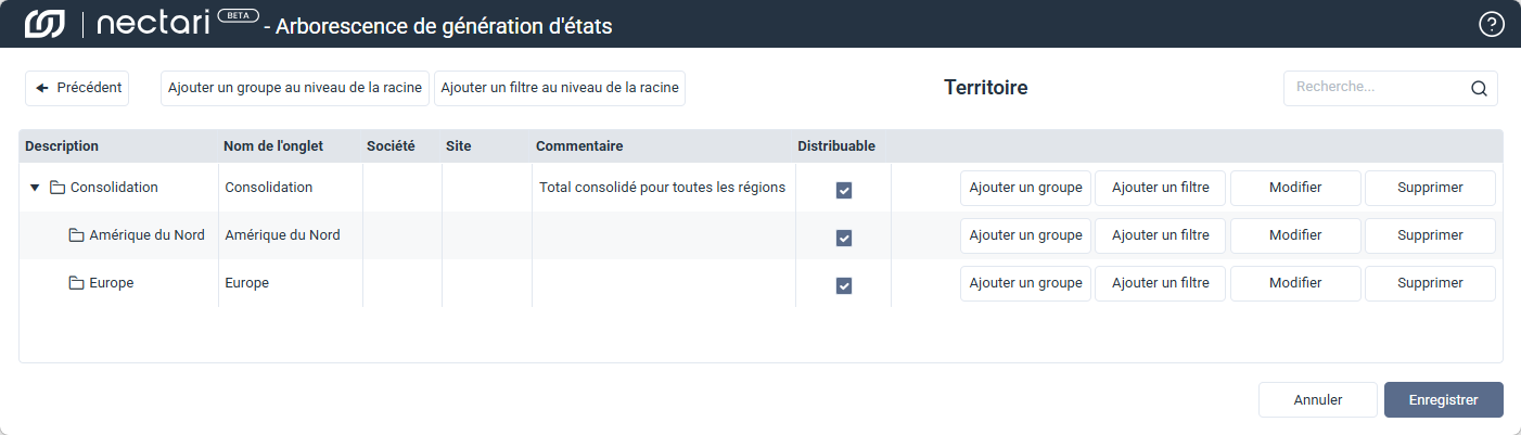 Ajouter un groupe par région