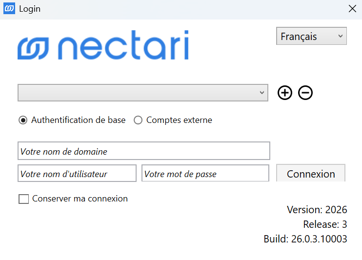 Connexion au complément Excel