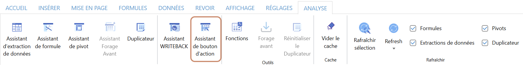 Initialize button position