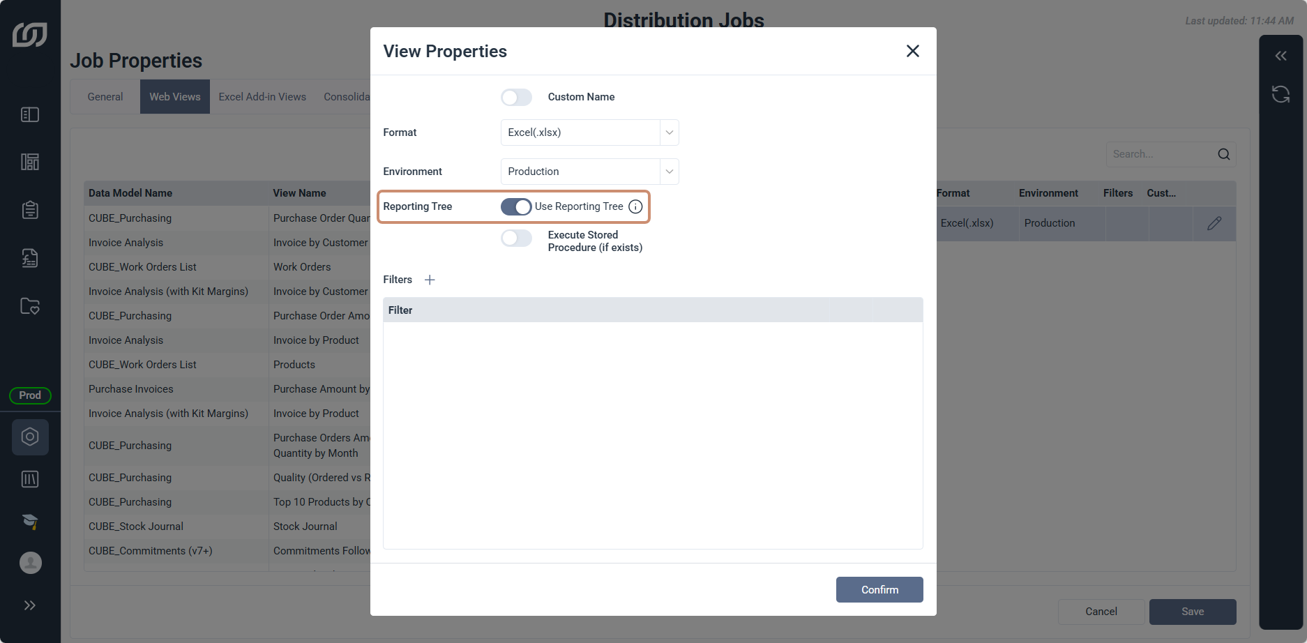 Use Reporting Tree