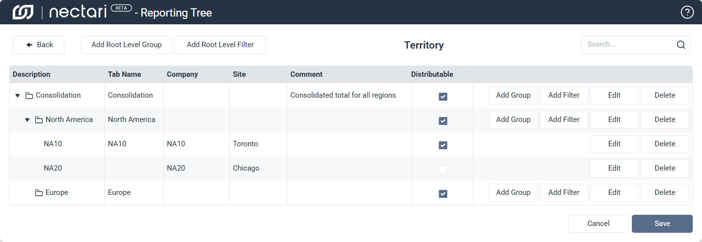 Add filters for North America