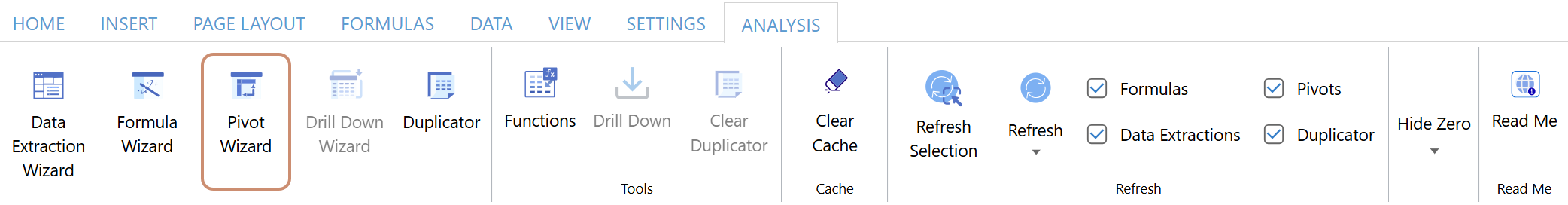 Pivot Wizard
